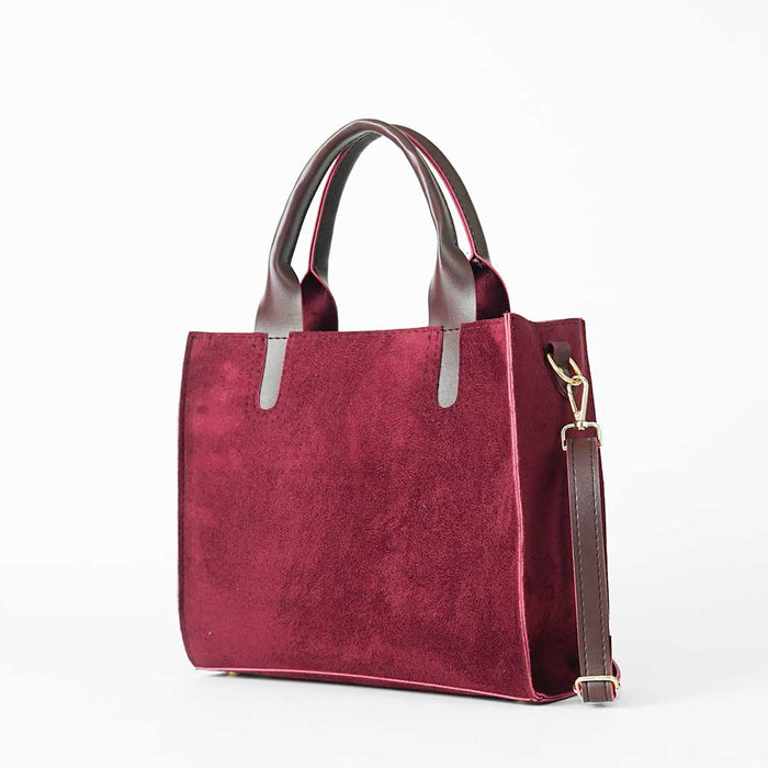 Maroon Micro Ladies Tote bag  563 - Senora