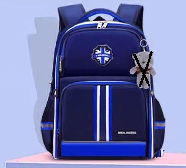 Stylish Blue Student School Bag for Kids - Model 4169 - Senora