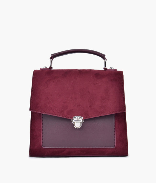 Dark Maroon Handbag For Women 602 - Senora