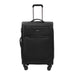 Black Goby London Carry-On Luggage Suitcase 3Pcs Sets On Wheels Oxford Luggage 3006 - Senora