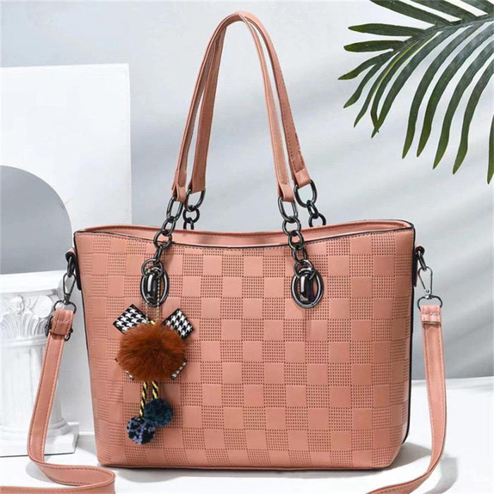 Pink Leather Handbag for ladies 993-5 - Senora