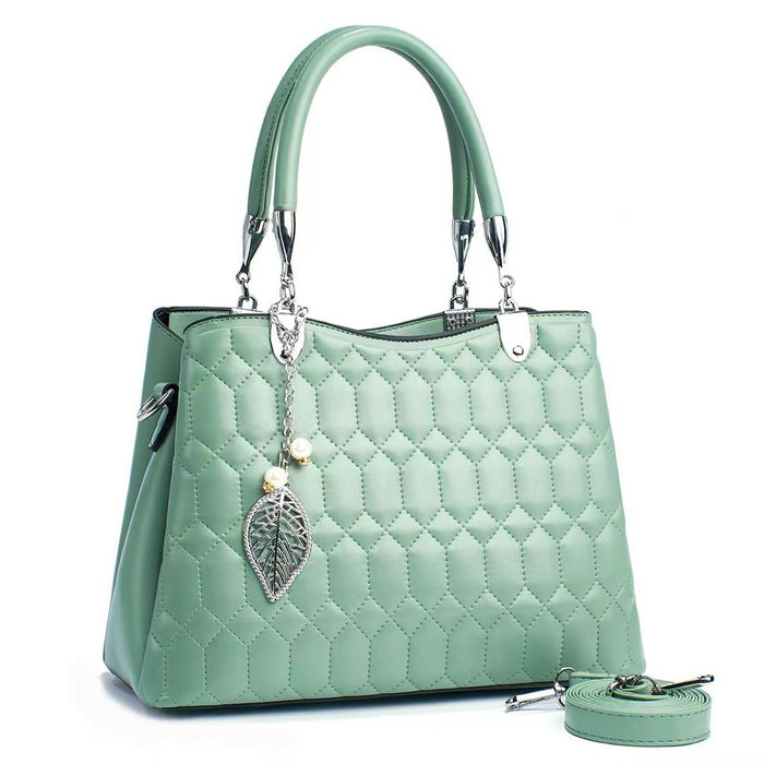 Green Exquisitely Hand-Embroidered Handbags for Girls 6690-8 - Senora