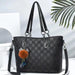 Black  Leather Handbag for ladies 993-5 - Senora