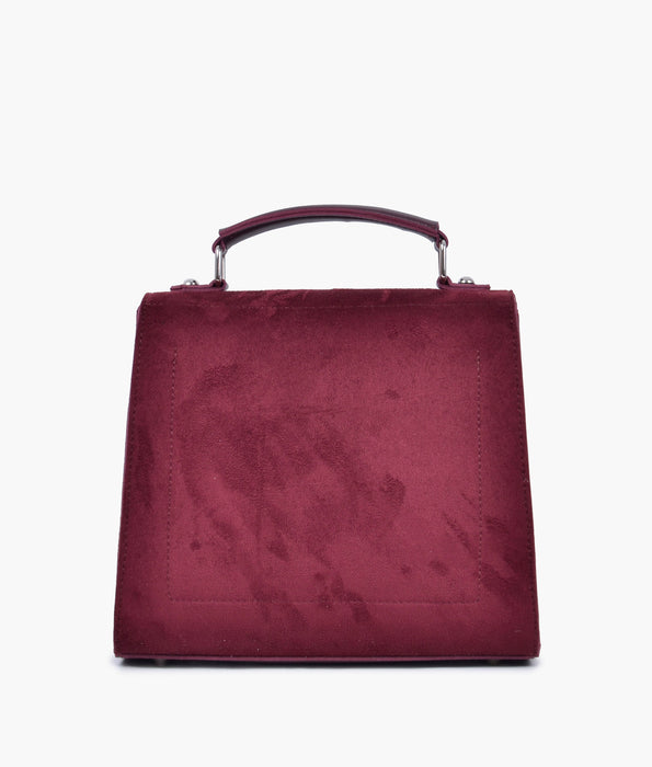 Dark Maroon Handbag For Women 602 - Senora