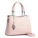 Pink Exquisitely Hand-Embroidered Handbags for Girls 6690-8 - Senora