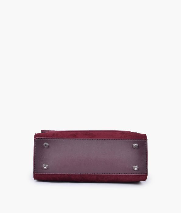 Dark Maroon Handbag For Women 602 - Senora