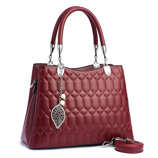 Maroon Exquisitely Hand-Embroidered Handbags for Girls 6690-8 - Senora