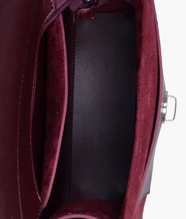 Dark Maroon Handbag For Women 602 - Senora