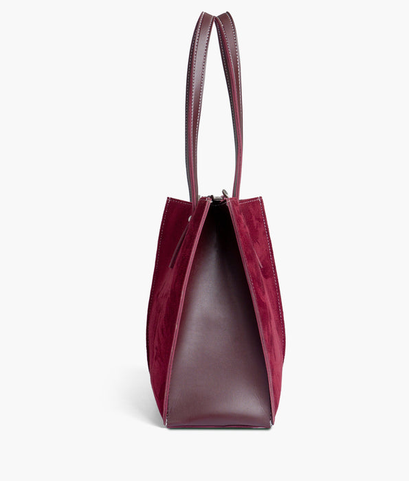 Maroon Velvet Tote Bag 561 - Senora