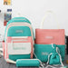 5Pcs Set Backpack for Girls 4146 - Senora