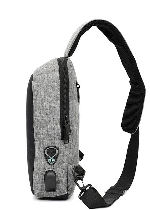 Grey Messenger Bags Sports Bag Gym Bag 4184 - Senora