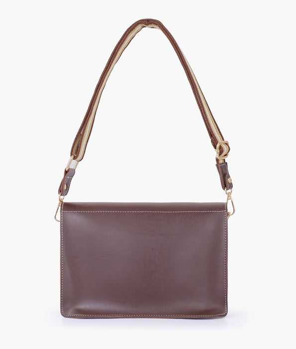 Dark BrownLadies Crossbody Bag 601 - Senora