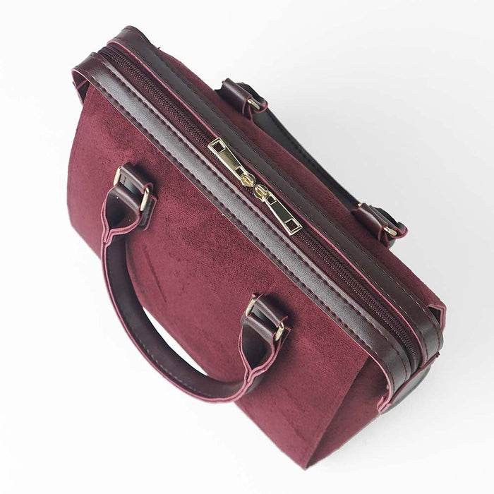 Maroon Handbag For Girls 609 - Senora