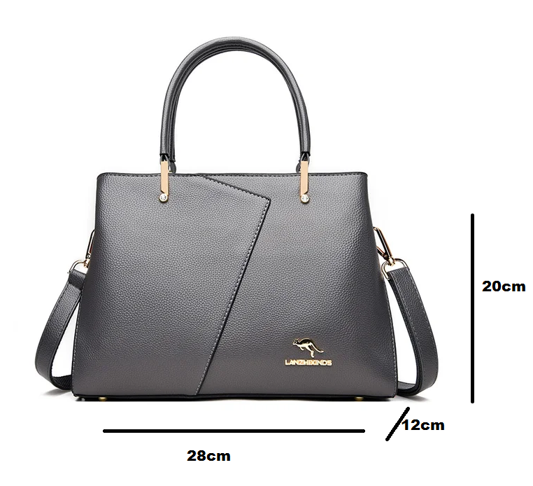 Black Kangaroo Bag Womens Handbag 4120 - Senora