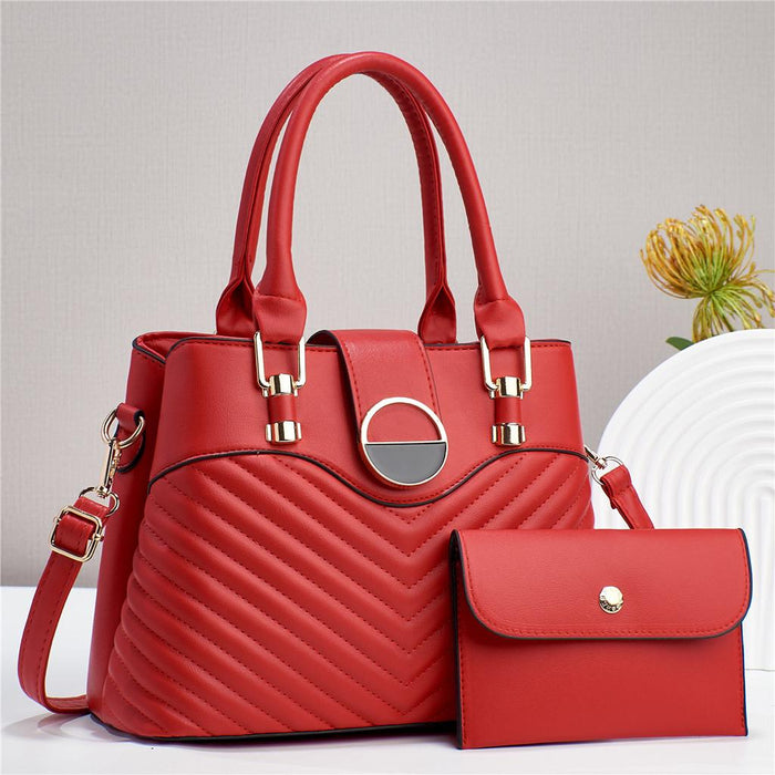 Red 2 in 1 Girls Handbag 810-5 - Senora