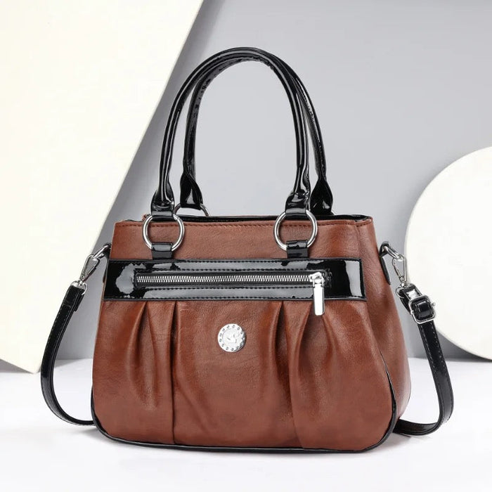 Handbag 3 Layers Leather Bags Women Vintage Shoulder Bags A13 GALAXY BAGS