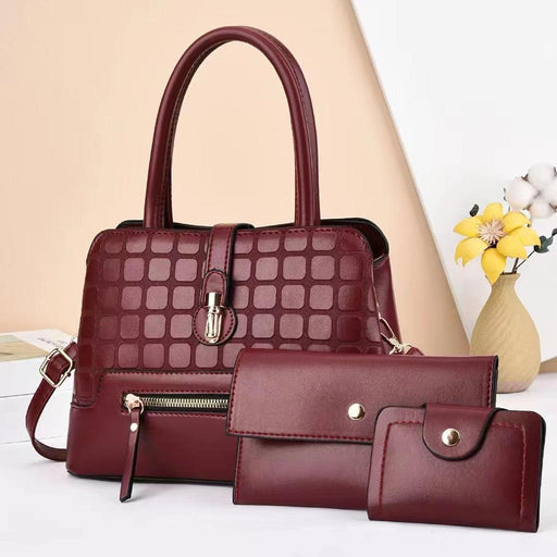 Maroon 3 in 1Handbag For Girls 207-2 - Senora