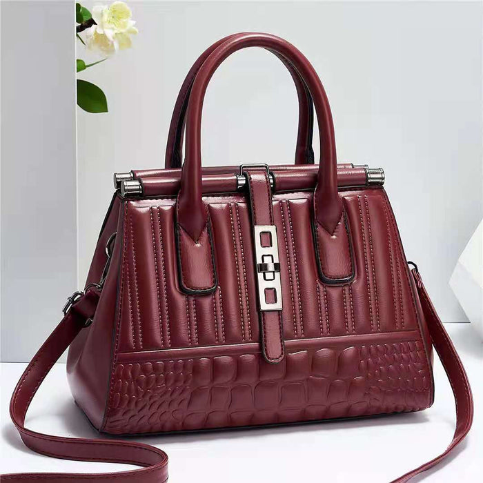 Maroon Women Purse 690-25 - Senora