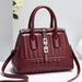 Maroon Women Purse 690-25 - Senora