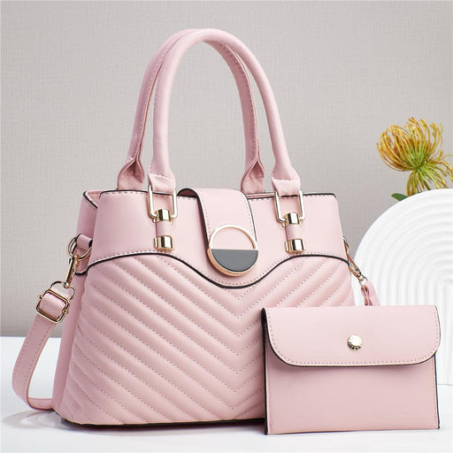 Pink 2 in 1 Girls Handbag 810-5 - Senora