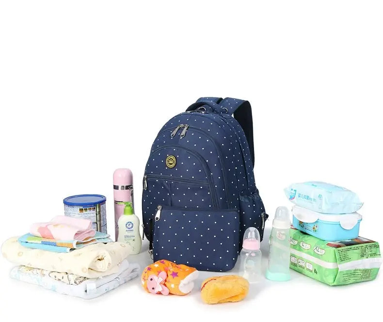 Black 2 in 1 Baby Nappy Changing Backpack 4127 - Senora