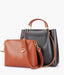 Black 2 in 1 Ladies Tote Bag 8850-12 - Senora