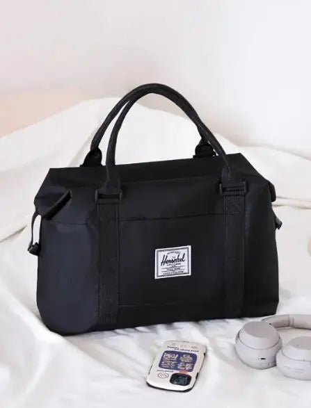 Black Travel Duffel Bag for Men & Women 4039 - Senora