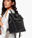 Black Women Leather Backpacks For women 557 - Senora