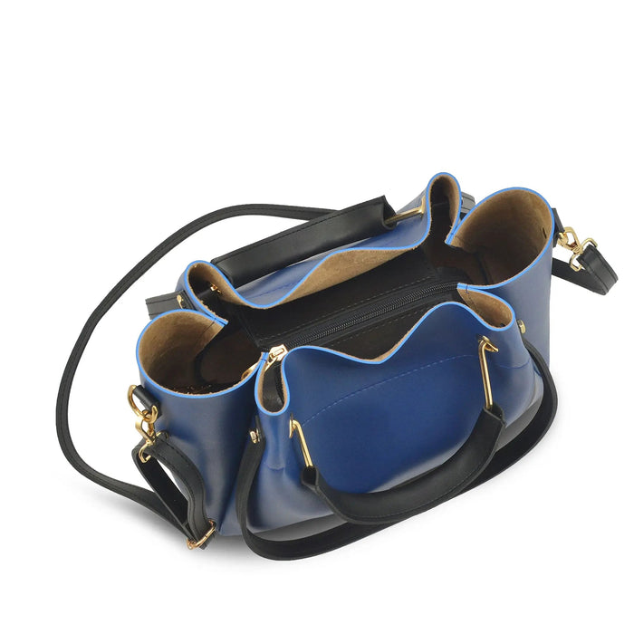 Blue 2 in 1 Ladies Tote Bag 8850-2 - Senora