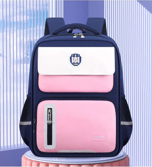 Blue & Pink Student School Bag For Kids 4155 - Senora