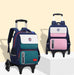 Blue & Pink Student School Bag For Kids 4155 - Senora