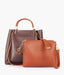 Brown 2 in 1 Ladies Tote Bag 8850-12 - Senora