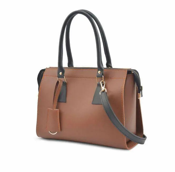 Brown Top Handel Bag 666 - Senora