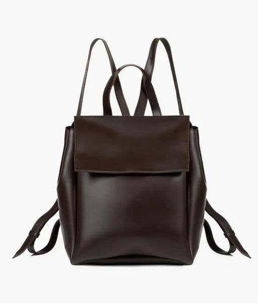 Brown Women Leather Backpacks 557 - Senora