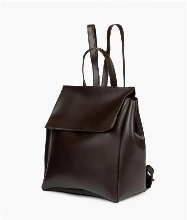 Brown Women Leather Backpacks 557 - Senora