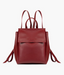 Maroon Women Leather Backpacks 557 - Senora