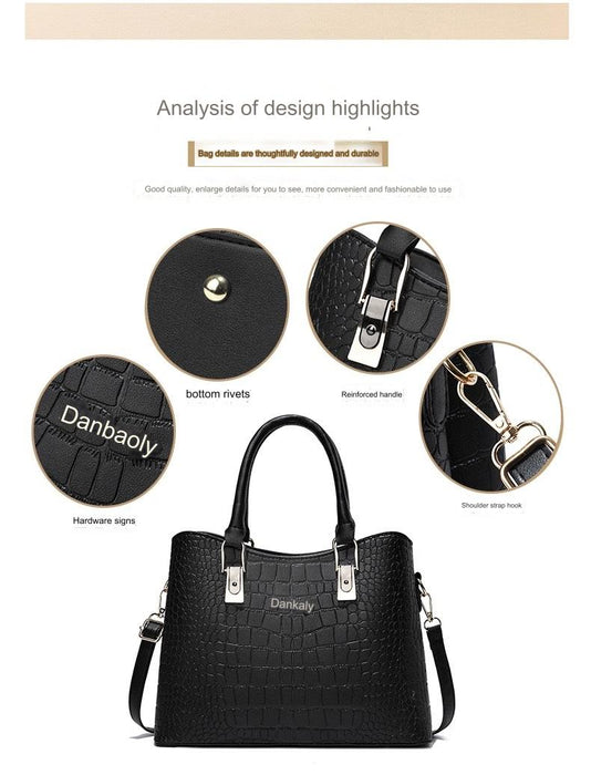 Black Branded Purse 671 - Senora