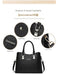 Black Branded Purse 671 - Senora