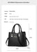 Black Branded Purse 671 - Senora