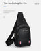 Black Messenger Bags Sports Bag Gym Bag W4179-1 - Senora