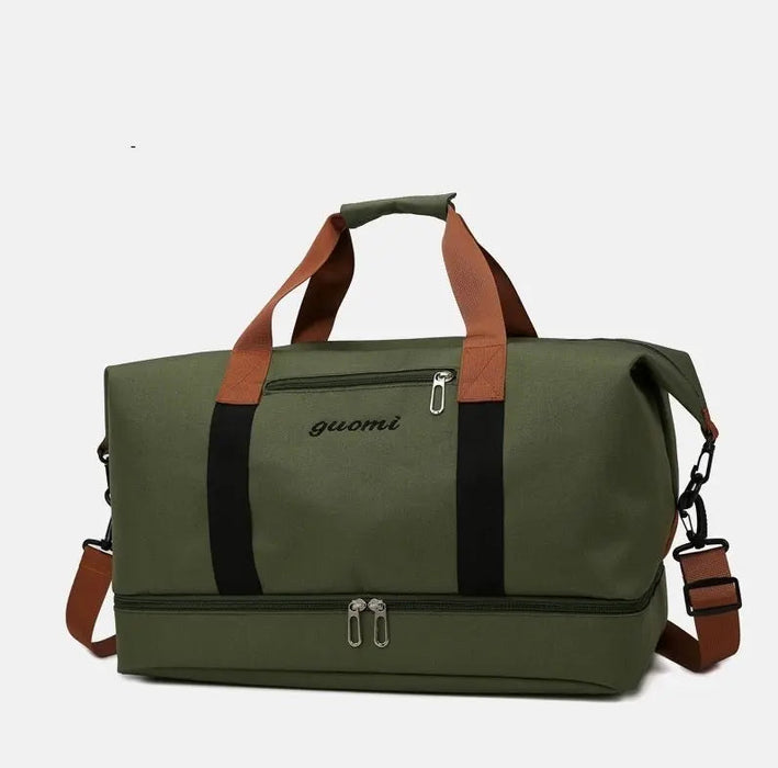 Green Travel Duffel Bag for Men & Women 4130 - Senora