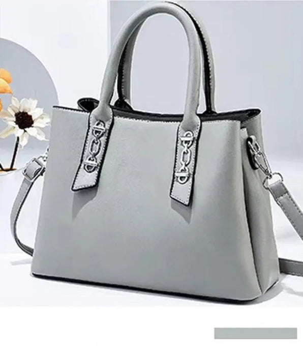 Grey Handbag For Girls 8807 - Senora