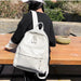 Grey backpack for women 4060 - Senora