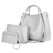 Grey ladies 3 in 1 Tote Bag 8850-3 - Senora