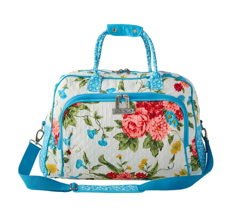 Quilted large weekender travel bag women large capacity multi functional baby floral bag - Senora