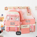 Multi pieces canvas girls Korean style trendy backpack - Senora