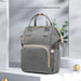 Grey Diaper Bag, Baby Nappy Changing Bag 4125 - Senora