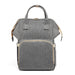 Grey Diaper Bag, Baby Nappy Changing Bag 4125 - Senora