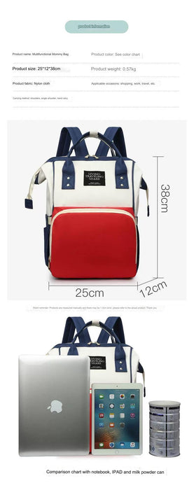 Travel Backpack Nursing Bag for Baby Care Women's Fashion Bag MJ260 - Senora