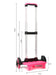 Pink Kid Trolley For Backpack And School Bag Luggage For Children 2 Wheels Expandable Rod High Function Trolly Chariot 156 - Senora